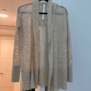 Lululemon lightweight hoodie cardigan